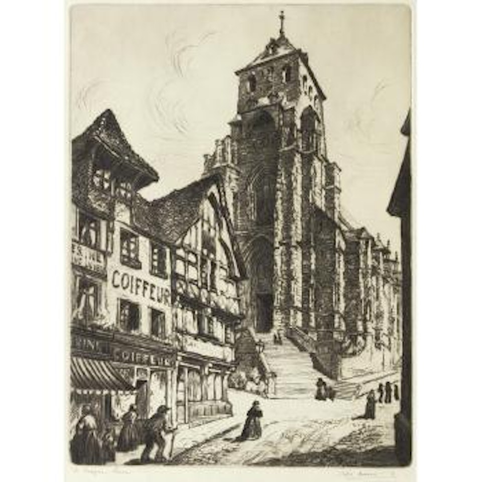 St. Jacques, Lisieux by Sybil Andrews