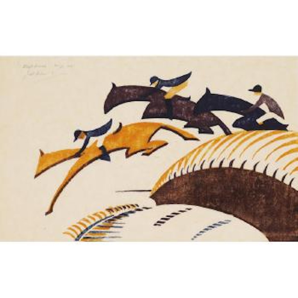 Steeplechasing (Coppel SA 10) by Sybil Andrews