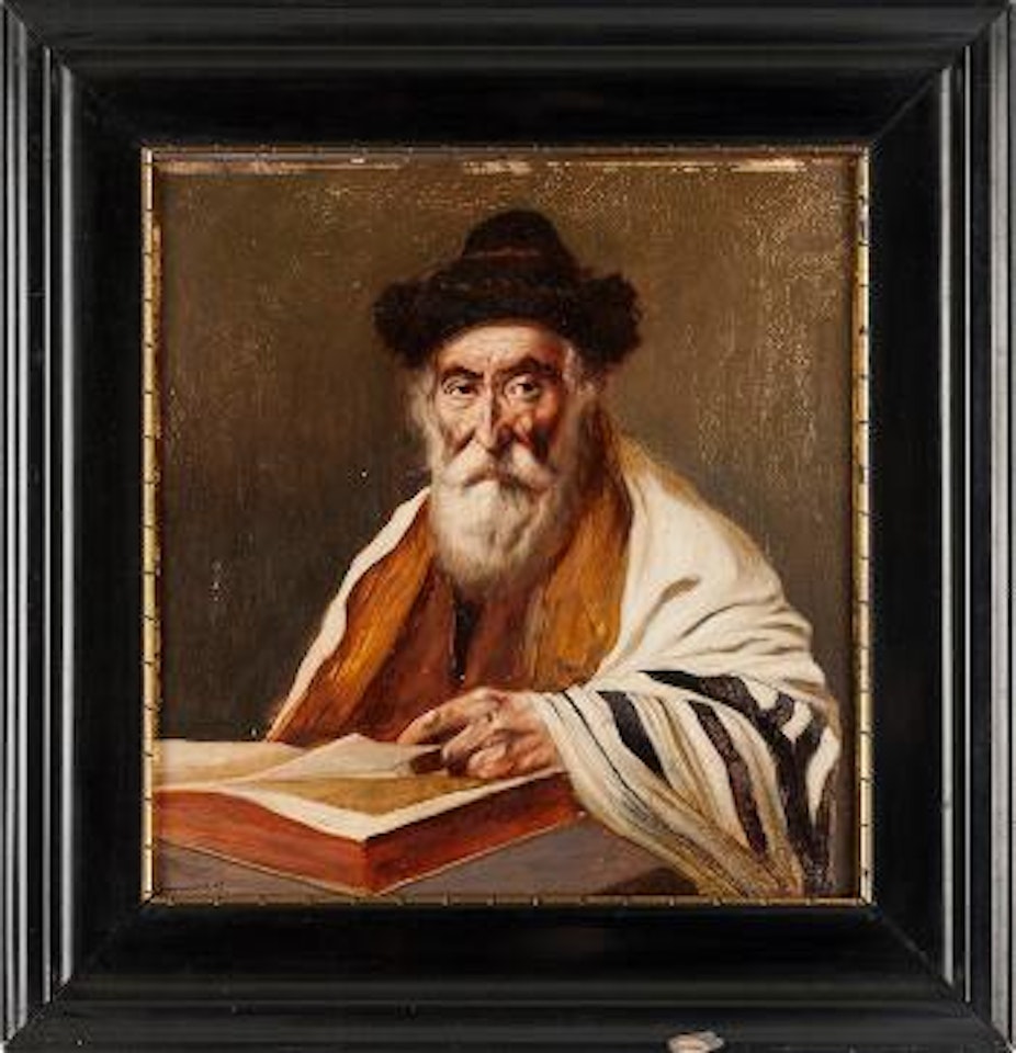 Torah scholar by Michael von Munkacsy