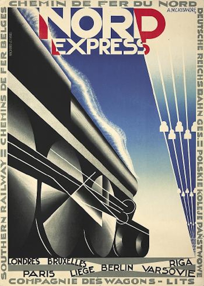 Nord Express by Cassandre (Adolphe Jean-Marie Mouron)