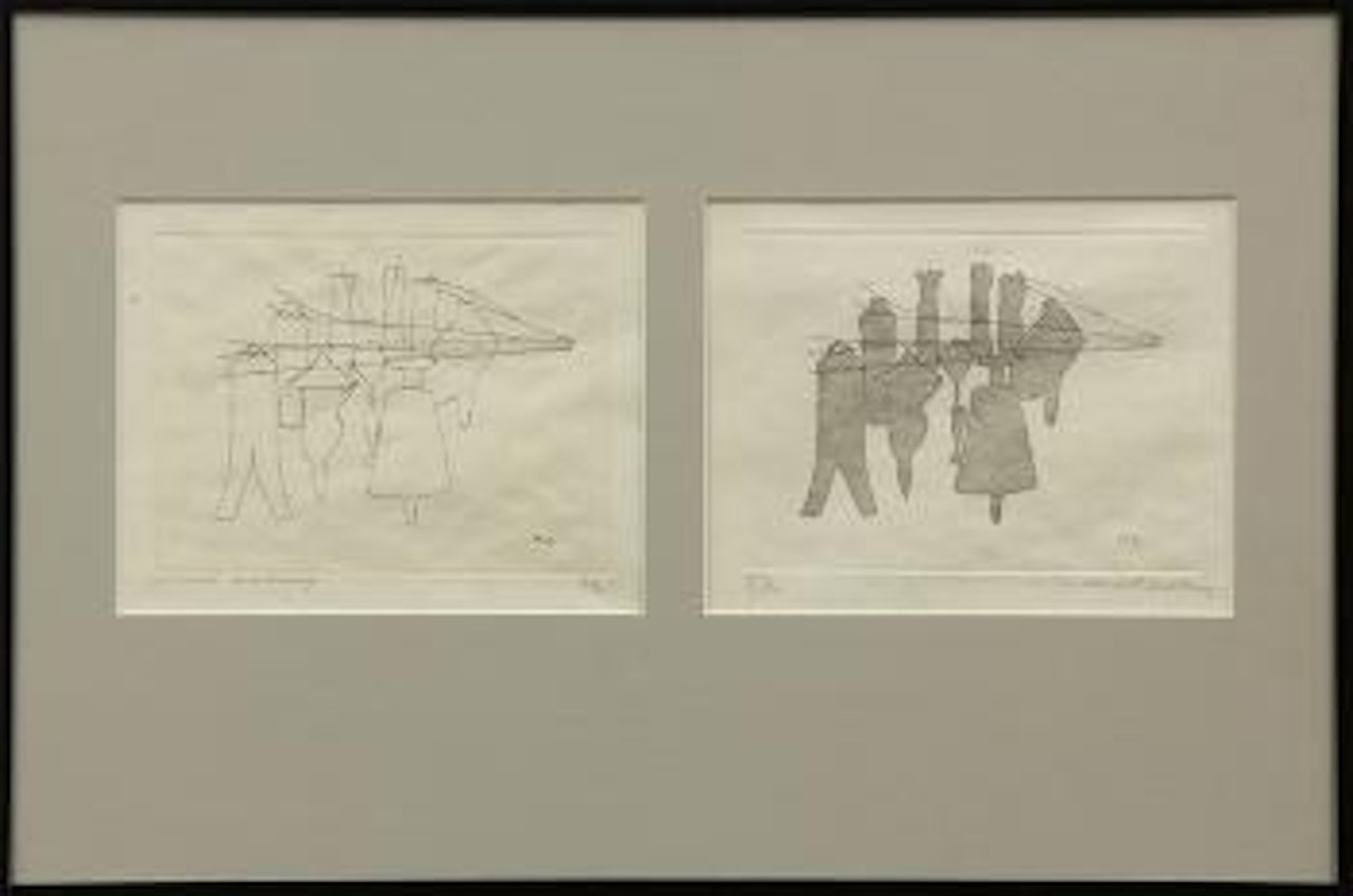 Nine Malic Moulds by Marcel Duchamp