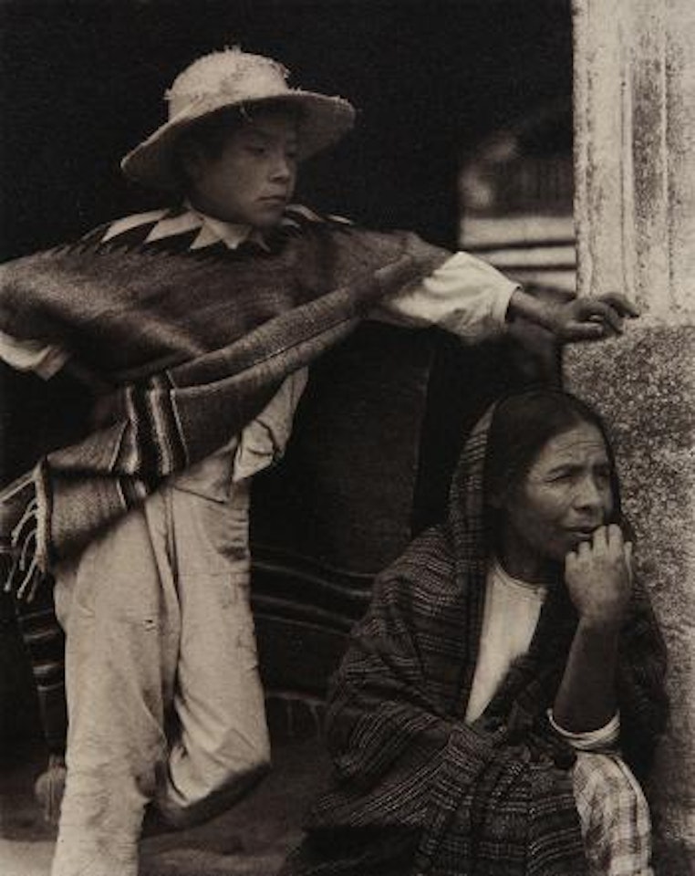 Woman and Boy-Tenan Cingo (from the Mexico Portfolio -1933) by Paul Strand
