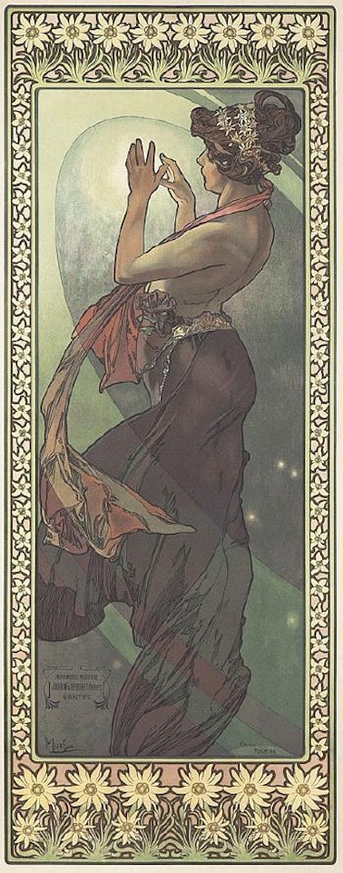 The Stars / Étoile polaire by Alphonse Mucha