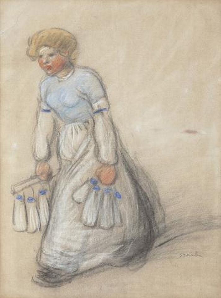 La laitèrie by Théophile Alexandre Steinlen