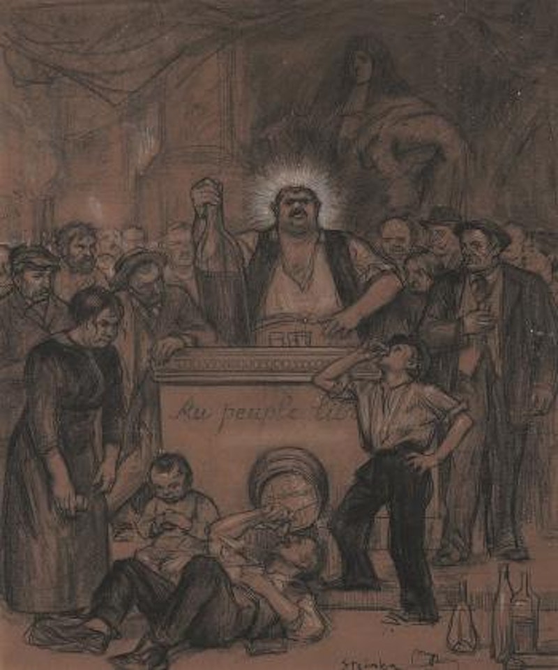 Au peuple libre by Théophile Alexandre Steinlen