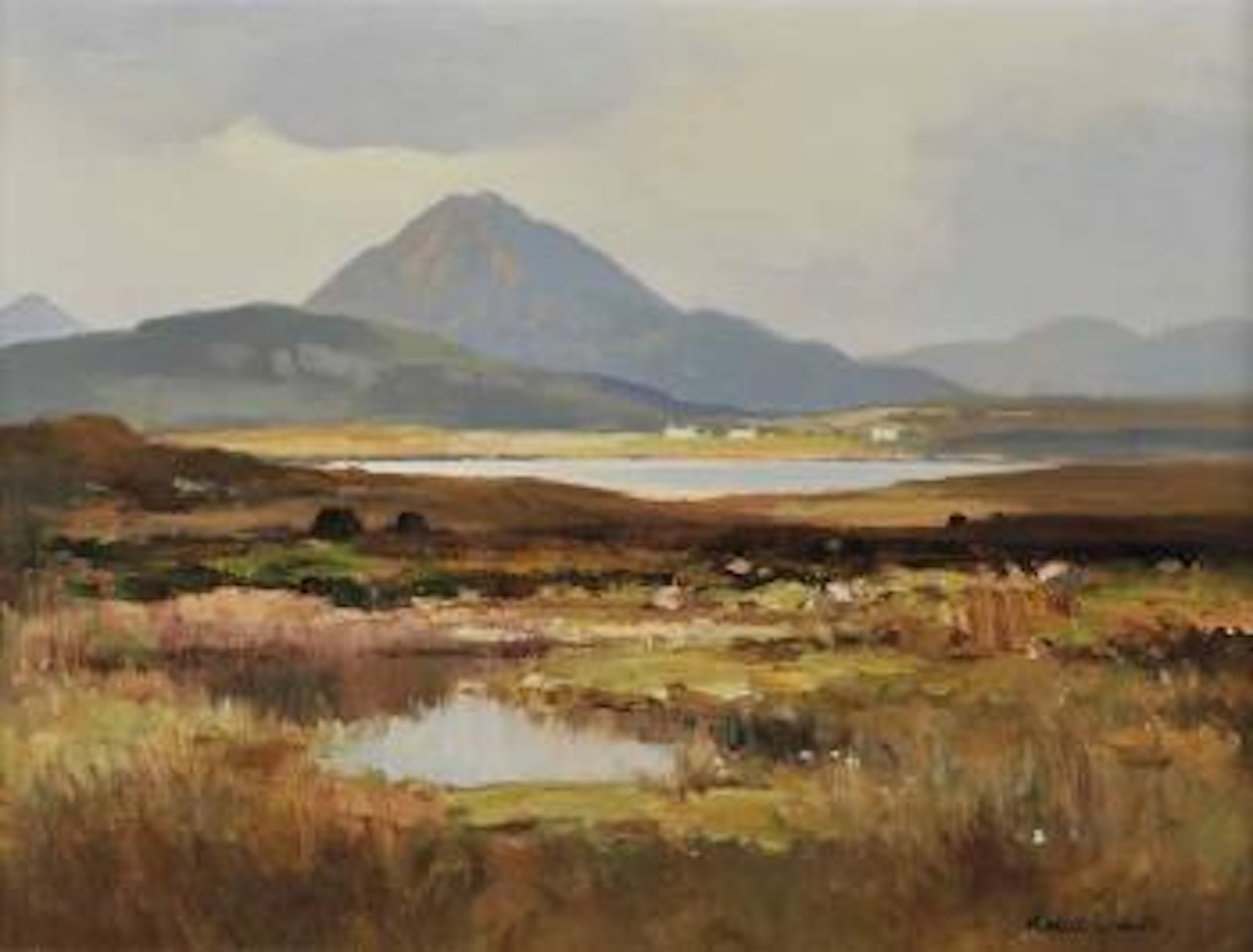 Mount Errigal, Donegal by Maurice Canning Wilks