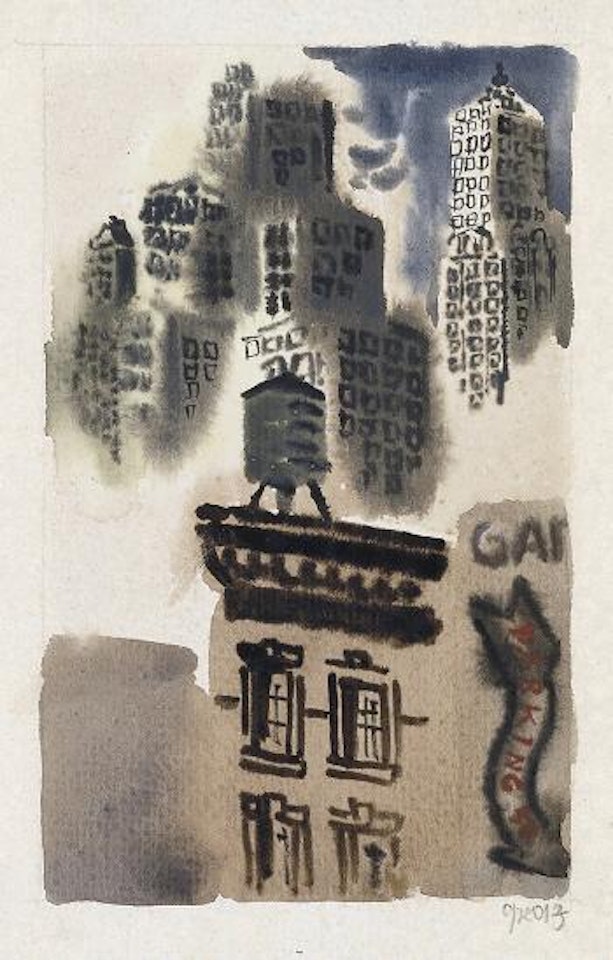 New York Scene by George Grosz