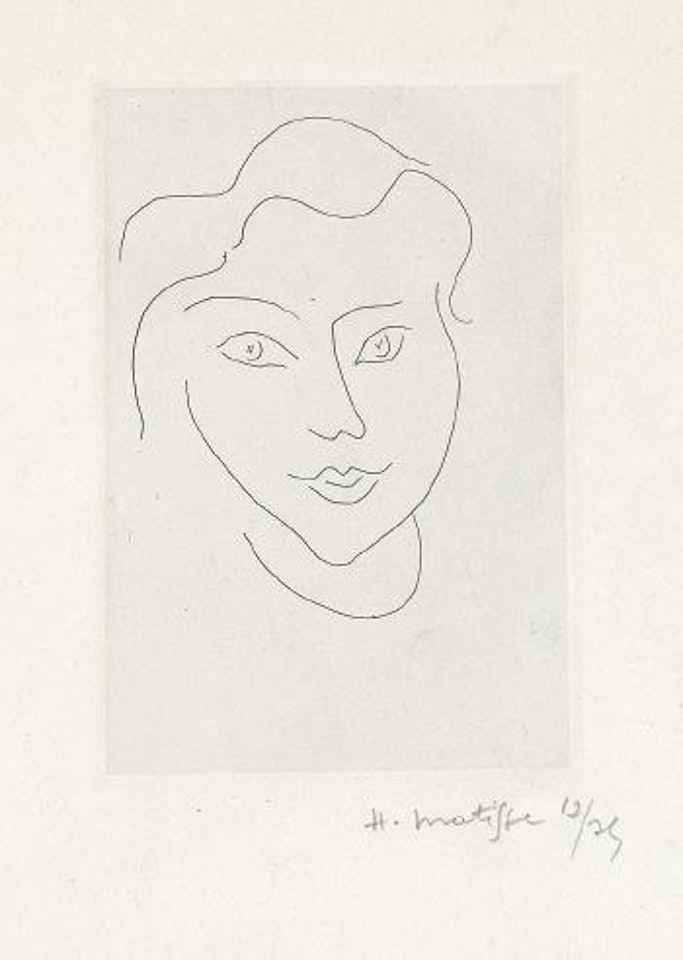 Jeune Femme au Regard Lumineux by Henri Matisse