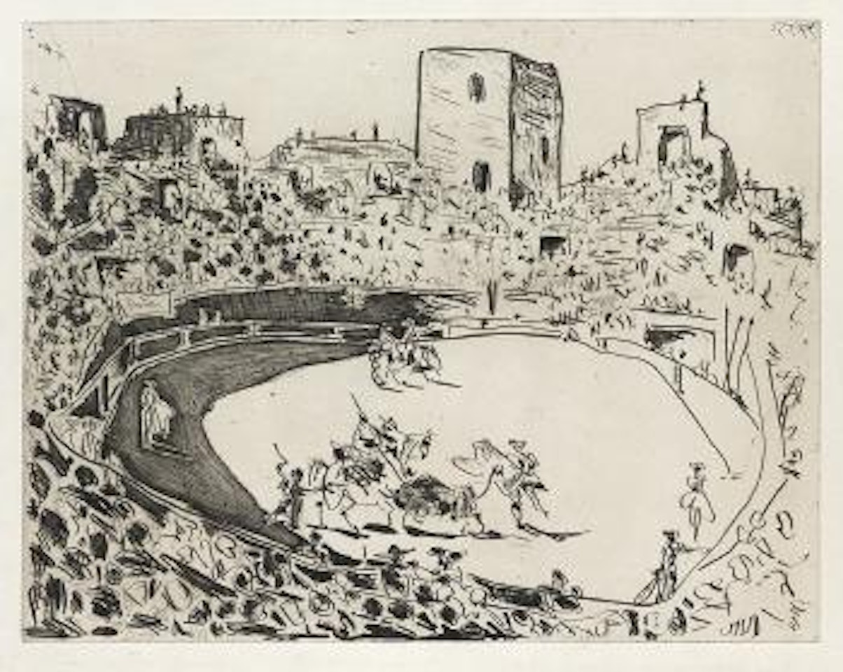 Corrida en Arles by Pablo Picasso