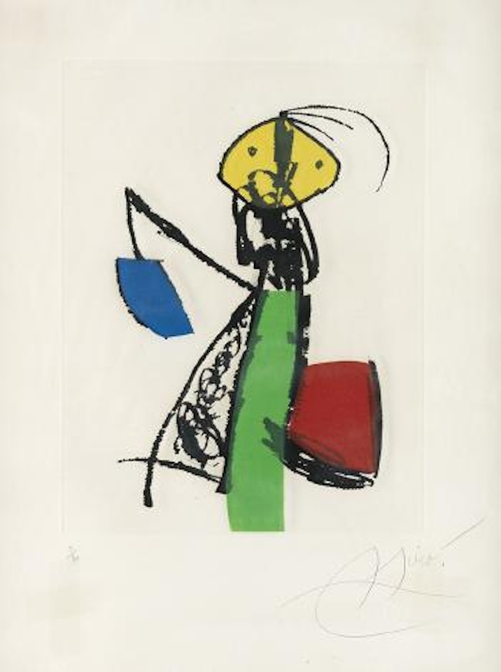 Chanteur des Rues II by Joan Miró