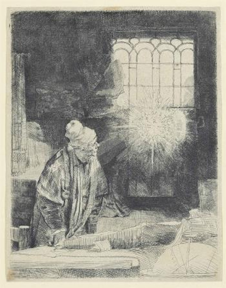 Faust (Bartsch, Hollstein, New Hollstein 270; Hind 260) by Attributed to Rembrandt Harmensz van Rijn