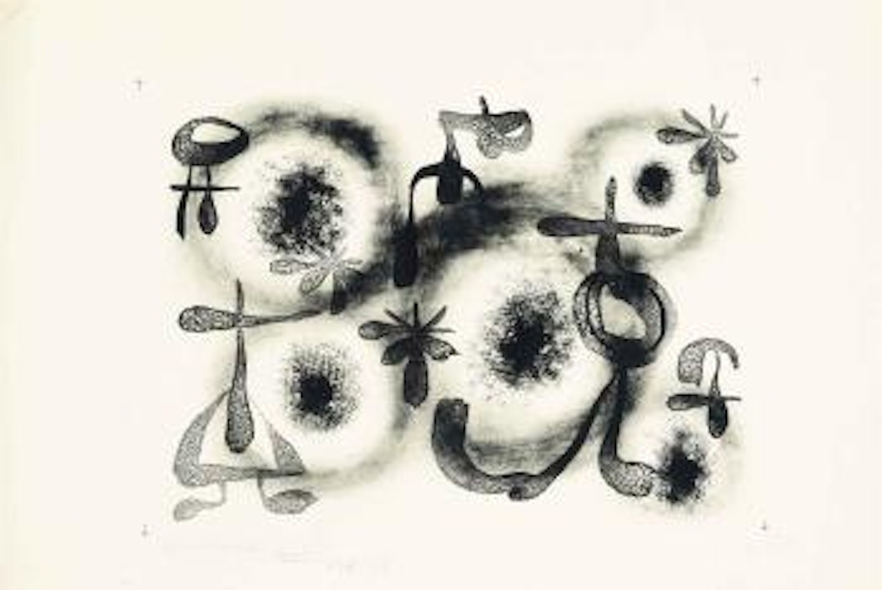 Plate Nine, from: 13 Lithographies (Mourlot 72; see Cramer Books 18) by Joan Miró