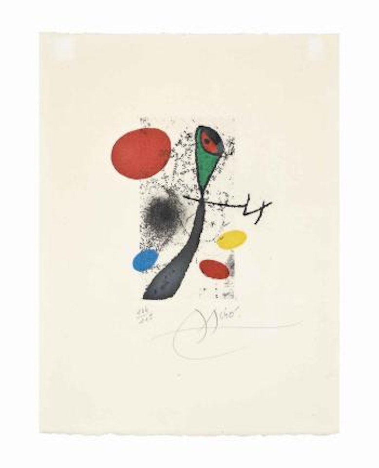 Le Vent Parmi Les Roseaux: one plate (Dupin II.546; see Cramer books 149) by Joan Miró