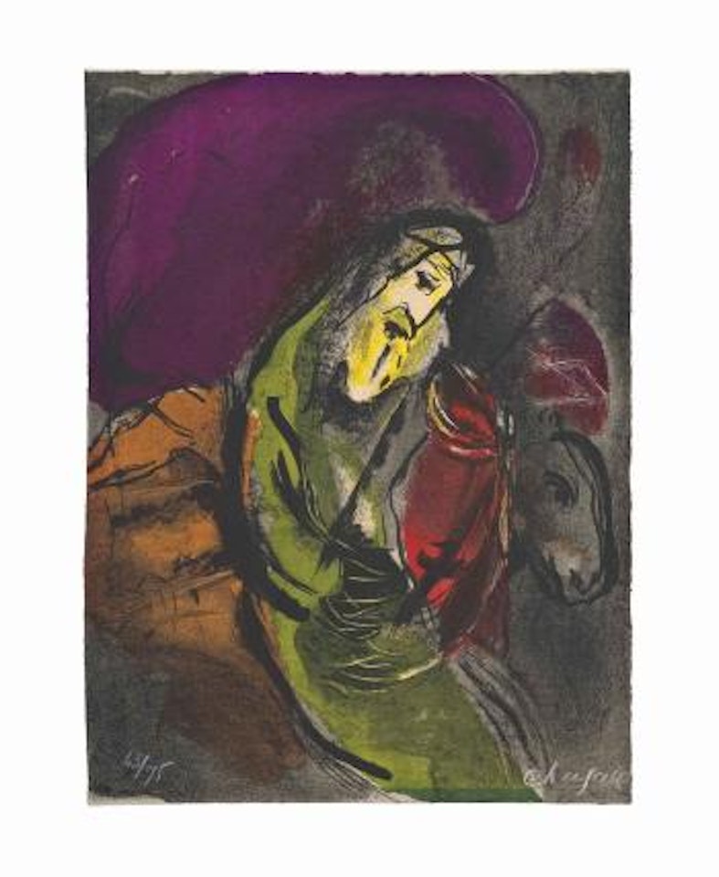 Jérémie, Plate 24 from La Bible (Mourlot 139; see Cramer Books 25) by Marc Chagall