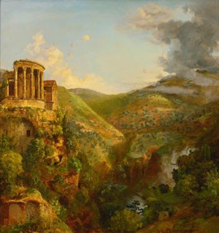 The Temple of the Sibyl, Tivoli by Jasper Francis Cropsey