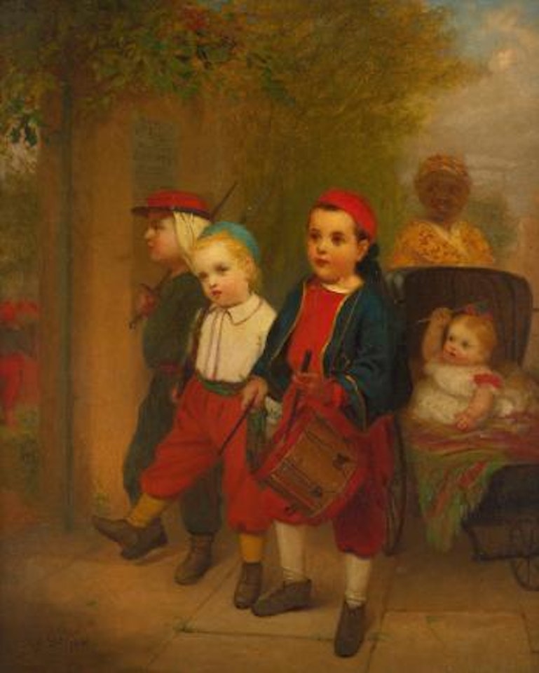 Young Recruits by John George Brown