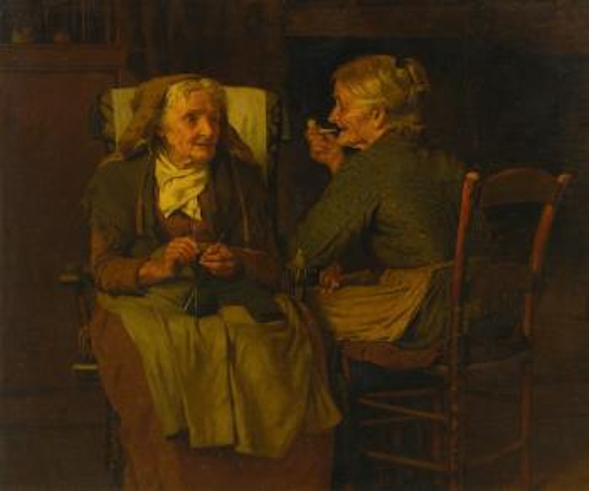 Two Friends by John George Brown