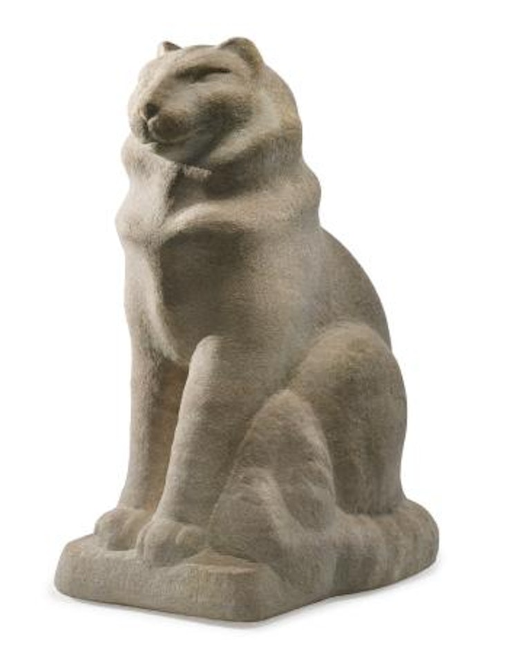 Seated Cat (Tookey, the Zorach Cat) by William Zorach