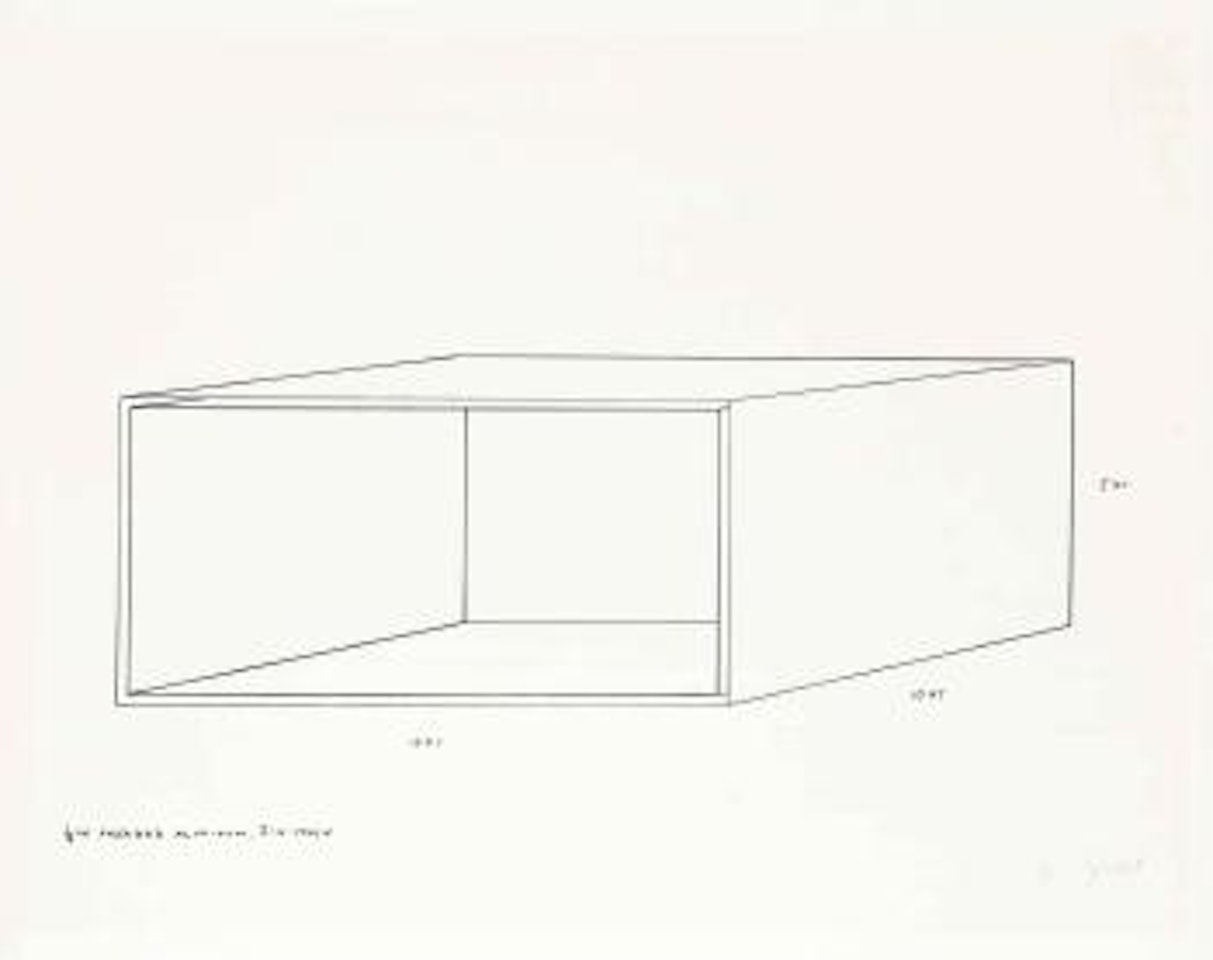 Untitled (Schellmann & Jitta 75-76) by Donald Judd