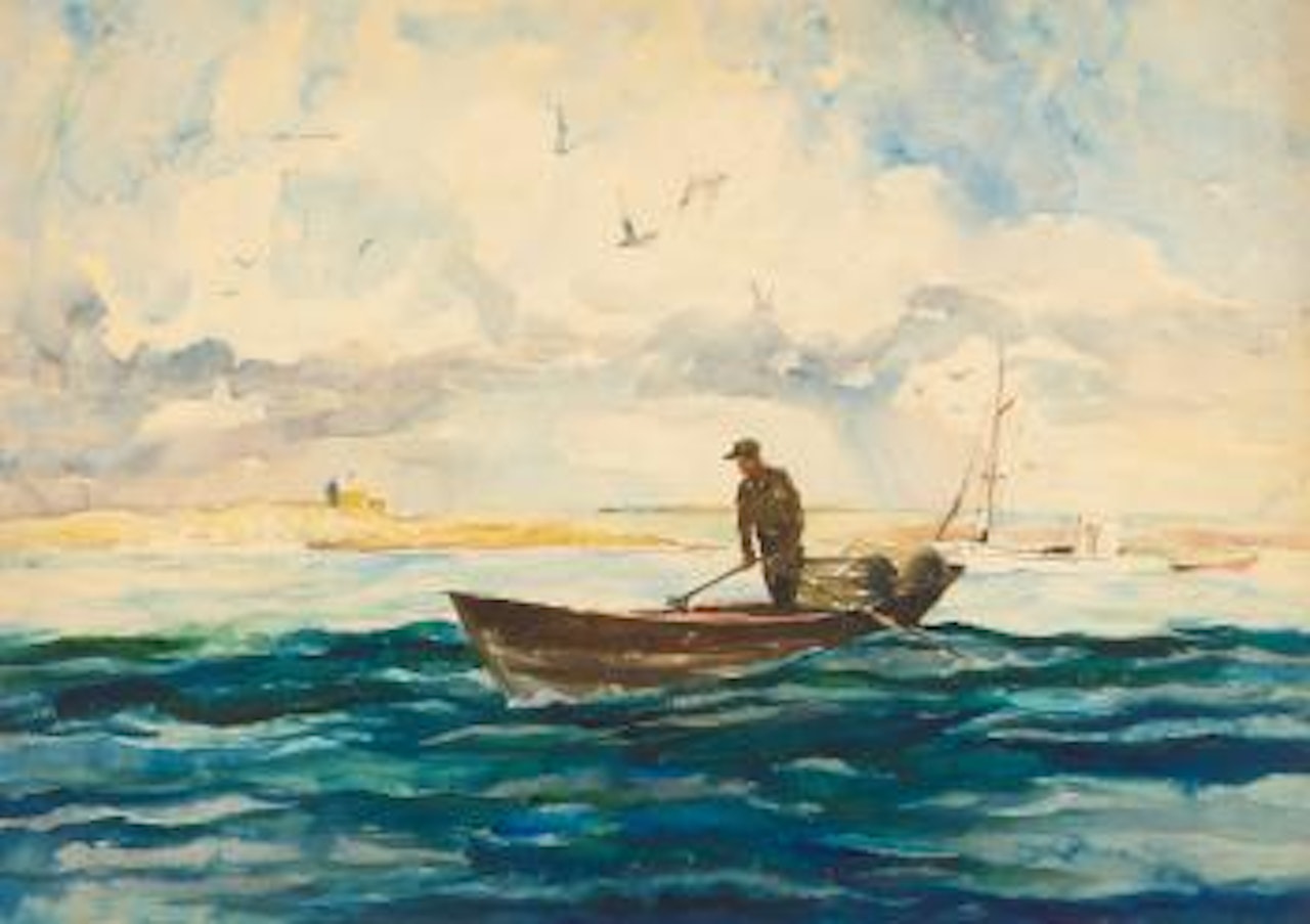In the Boat by Andrew Wyeth