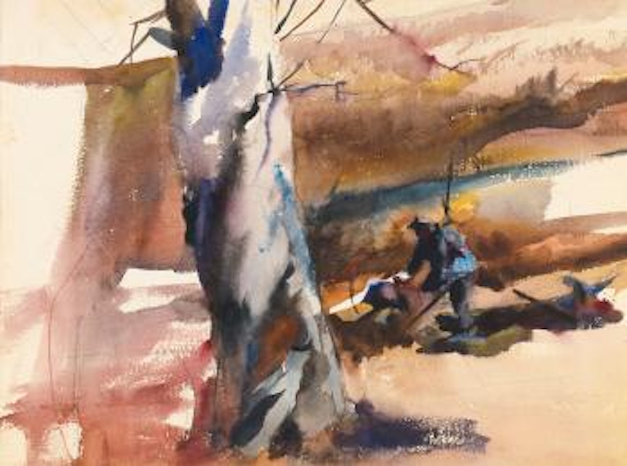 Beech tree by Andrew Wyeth