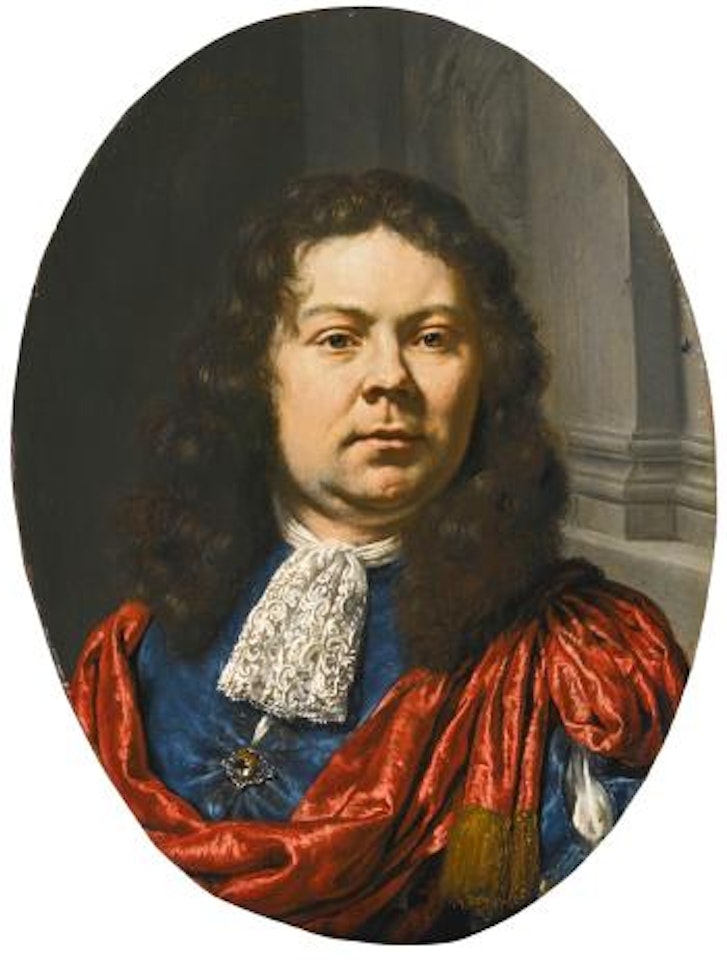Portrait of Willem Cornelisz. Backer (1656-1731), Bust-length by Willem van Mieris