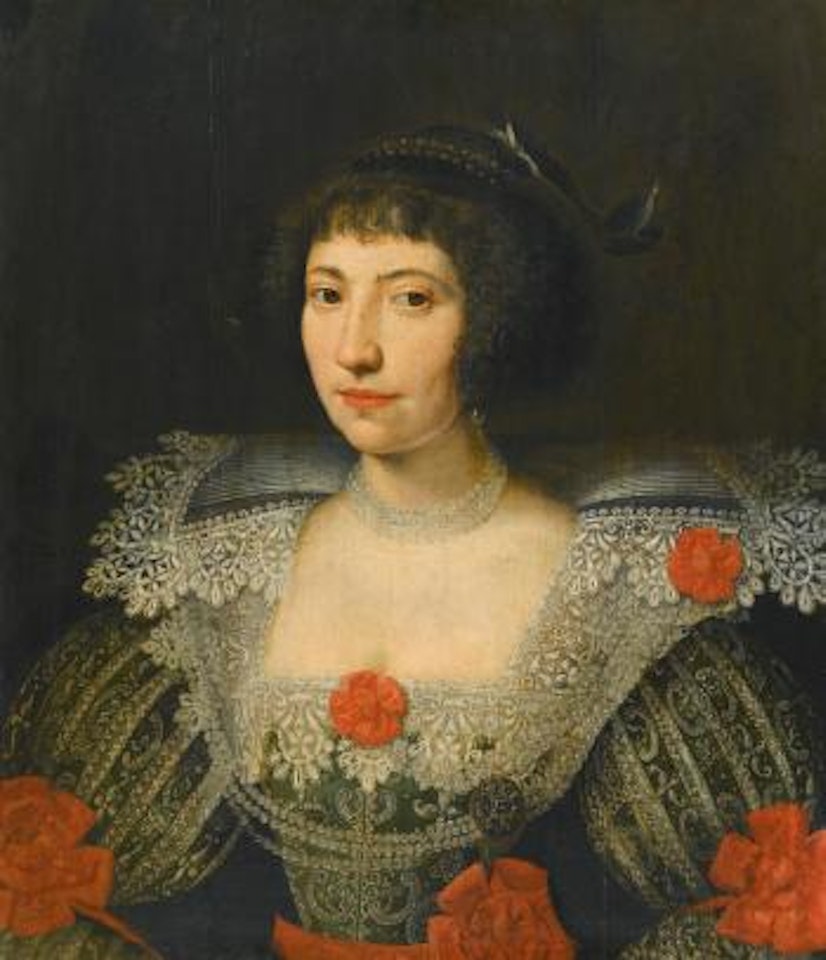 Portrait of a Woman, probably Bernardine Van Raesvelt (Née Van Den Bongaerdt) by Paulus Moreelse