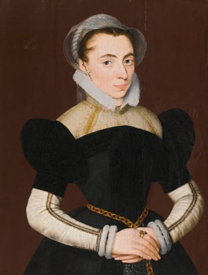 Portrait of a lady by Adriaen Thomas Key