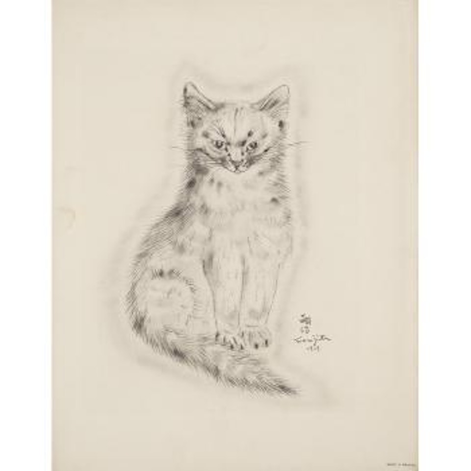 6 Plates, from A Book of Cats (B. II.30.127) by Leonard Tsuguharu Foujita