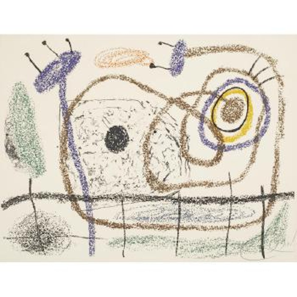 Pl. 7, from Album 21 (M. 1132; C. bk. 241) by Joan Miró