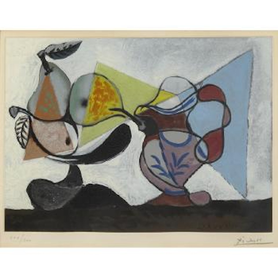 Nature morte aux poires et au pichet by Pablo Picasso