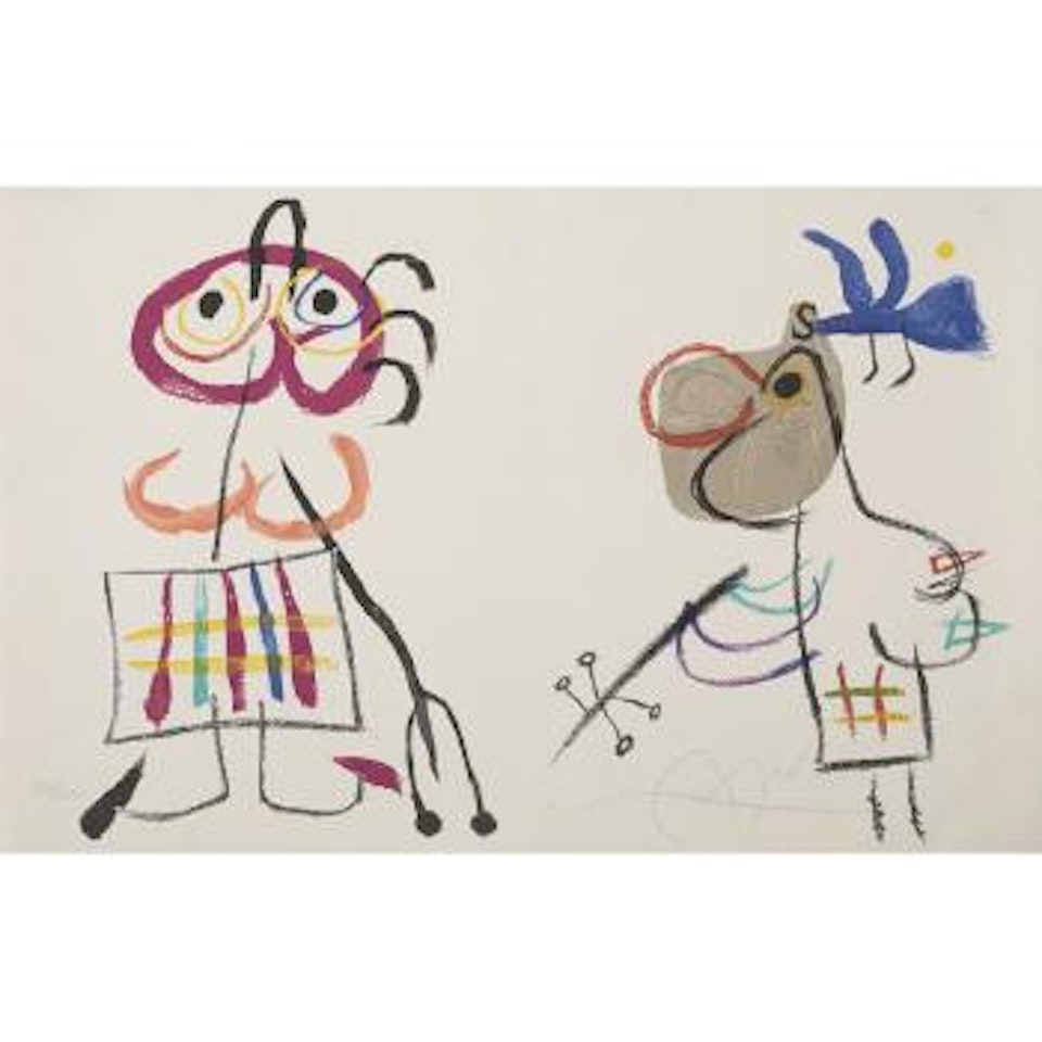 Pl. 17, from L'enfance d' Ubu (M. 1014) by Joan Miró