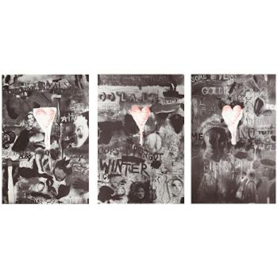 Picabia I (Cheer); Picabia II (Forgot); Picabia III (Groans) (WC. 43-45) by Jim Dine