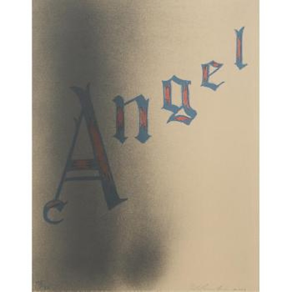 Angel by Ed Ruscha