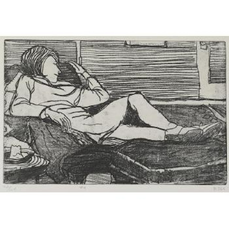 #4, from 41 Etchings Drypoints by Richard Diebenkorn