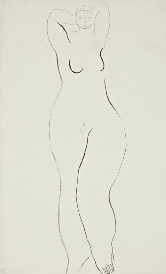 Standing Nude by Sanyu