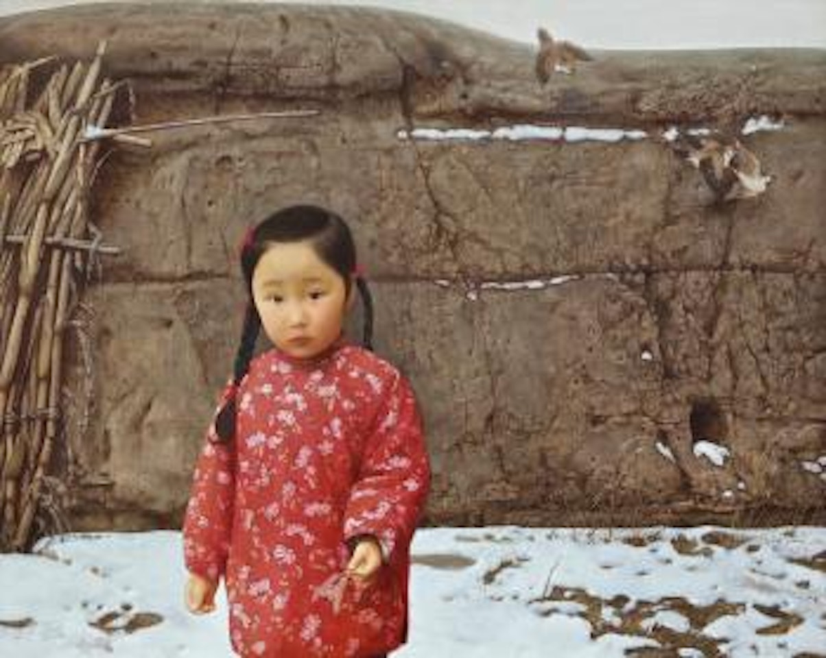 Snowing in March by Wang Yidong