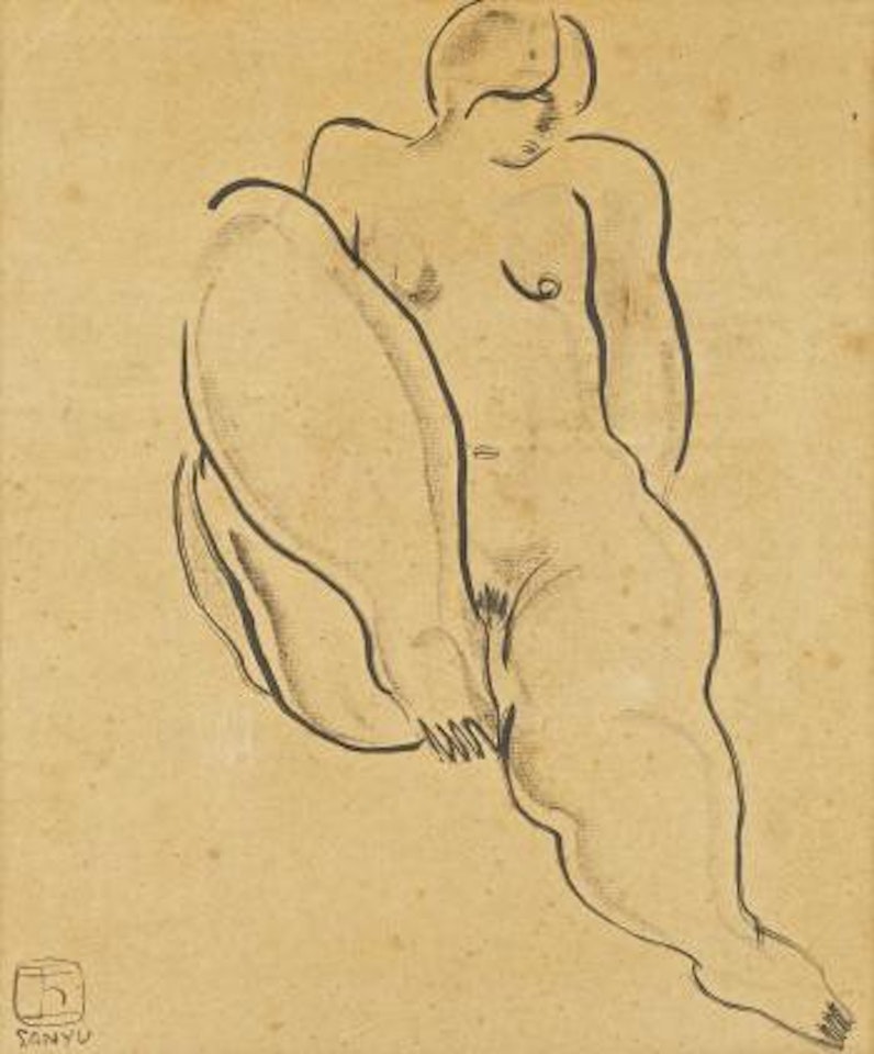 Sitting Nude by Sanyu
