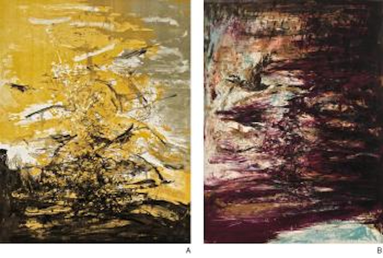 Sans Titre [Two Works] by Zao Wou-Ki