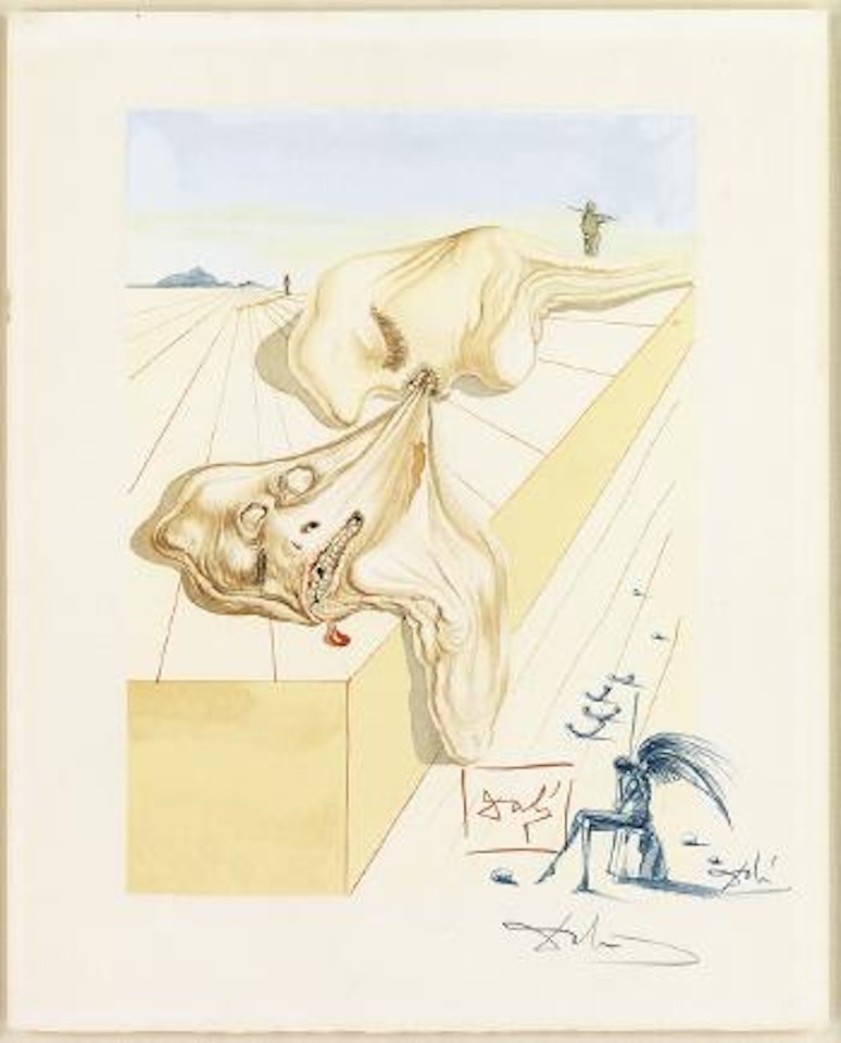 Les Hommes qui s'entre-dévorent by Salvador Dali