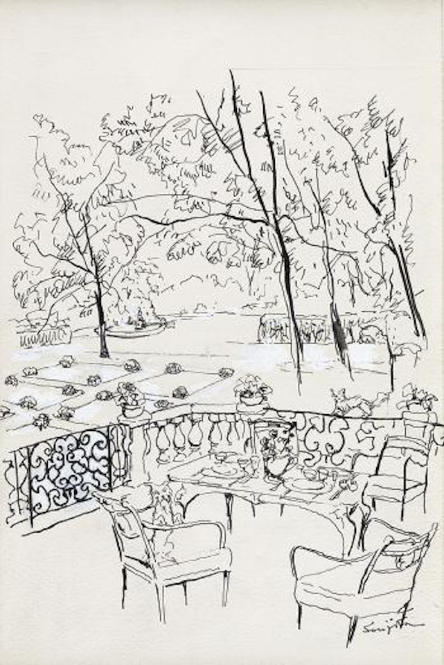 Le Jardin by Leonard Tsuguharu Foujita