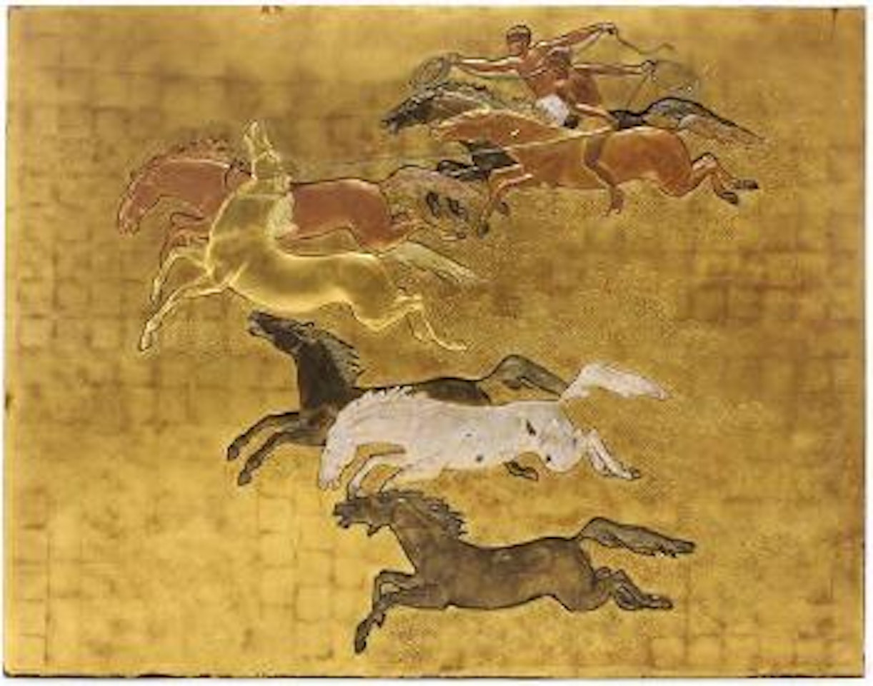 La conquête du cheval by Jean Dunand