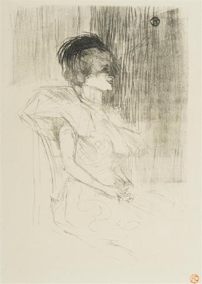Lender assise by Henri de Toulouse-Lautrec