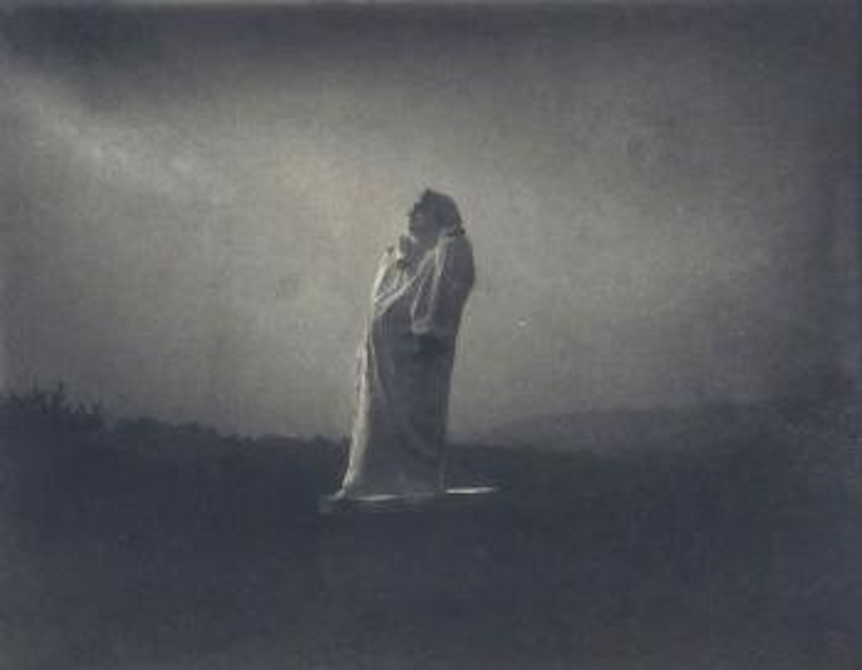 Balzac, towards the light by Edward Steichen