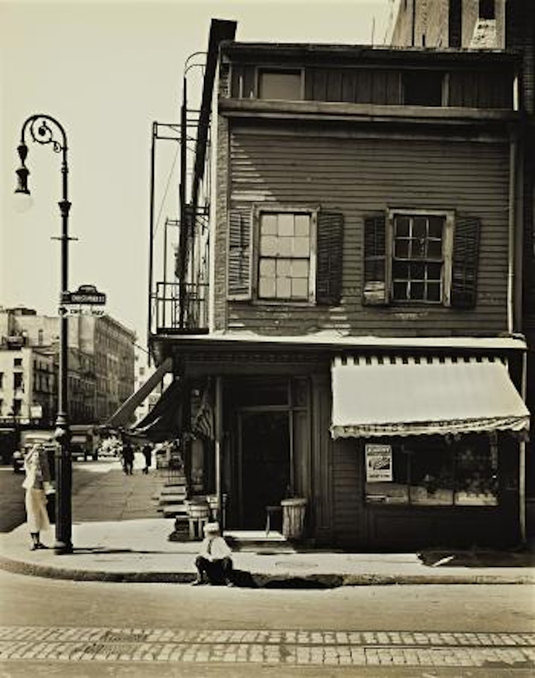 Christopher and bleecker streets by Berenice Abbott