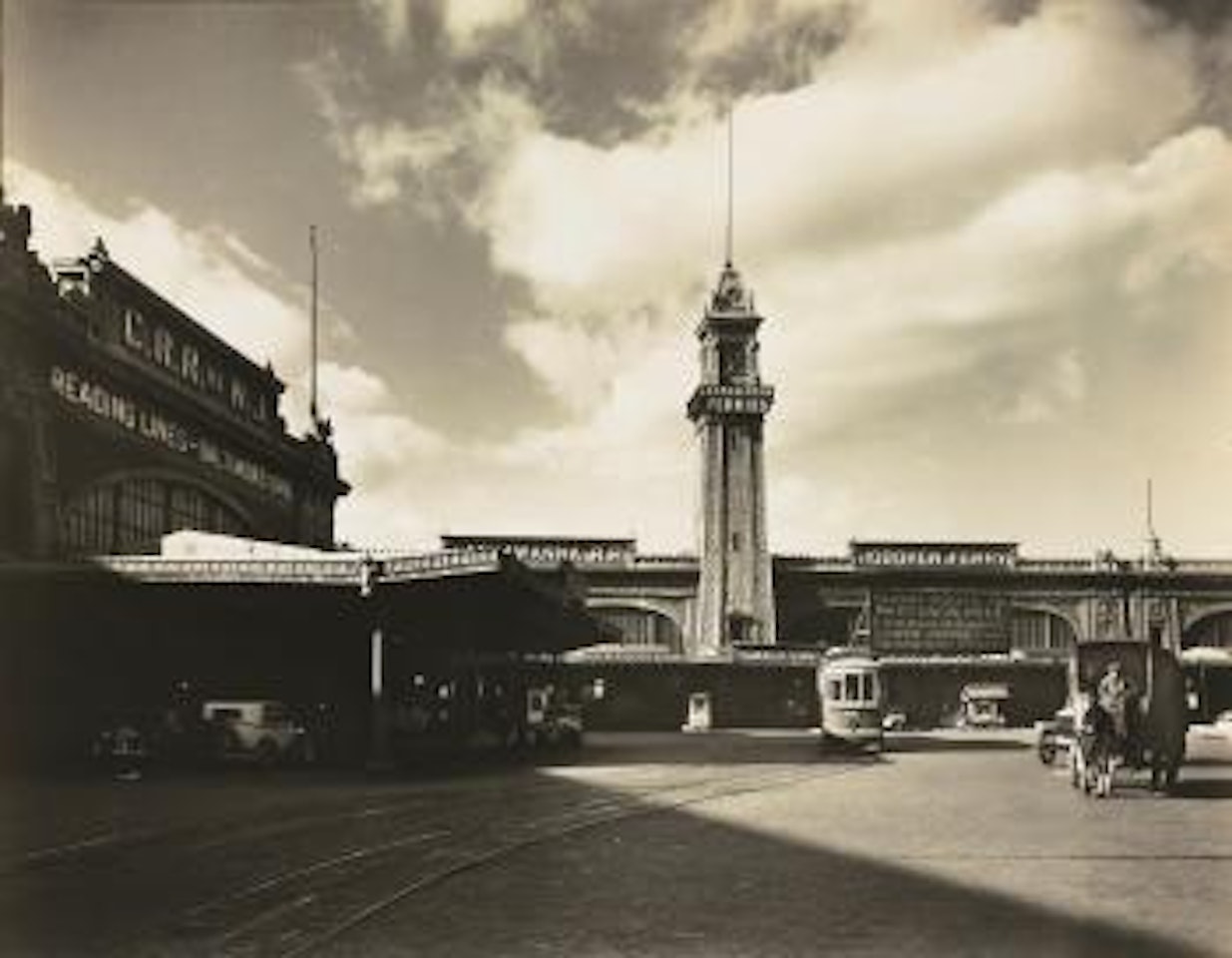 Ferry: West 23rd Street by Berenice Abbott