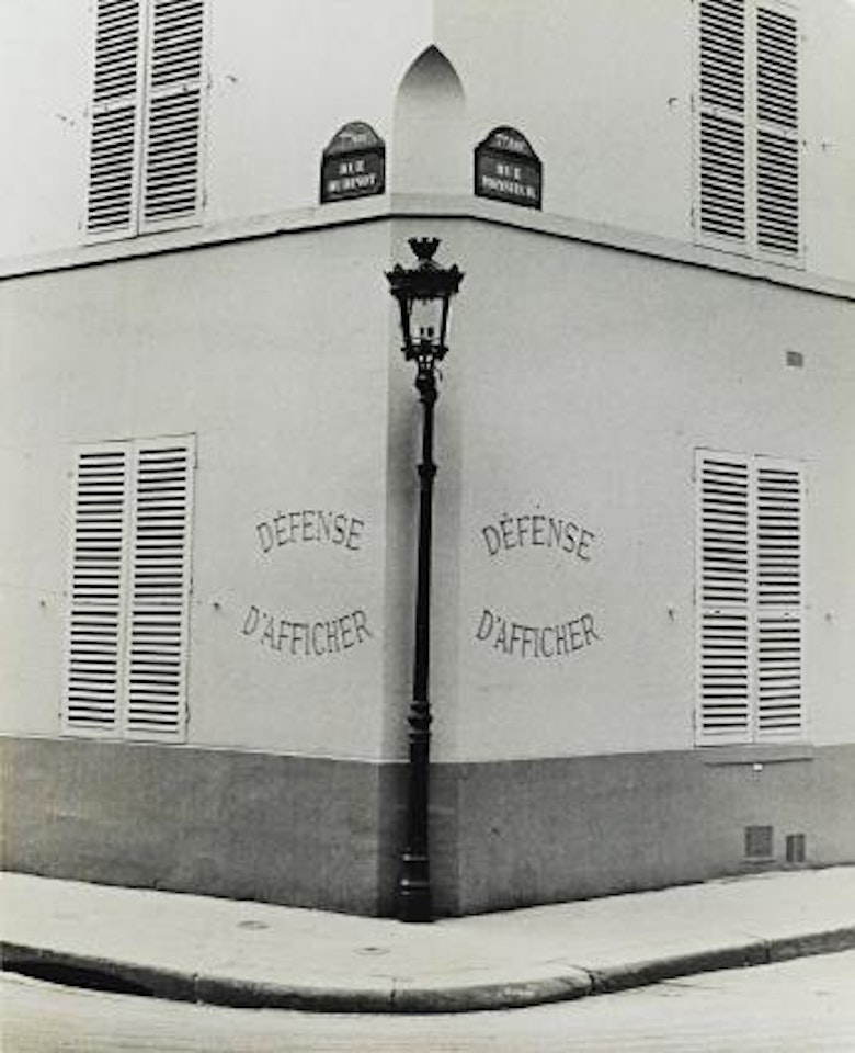 Défense D'afficher, Faubourg St. Germain, Paris by André Kertész