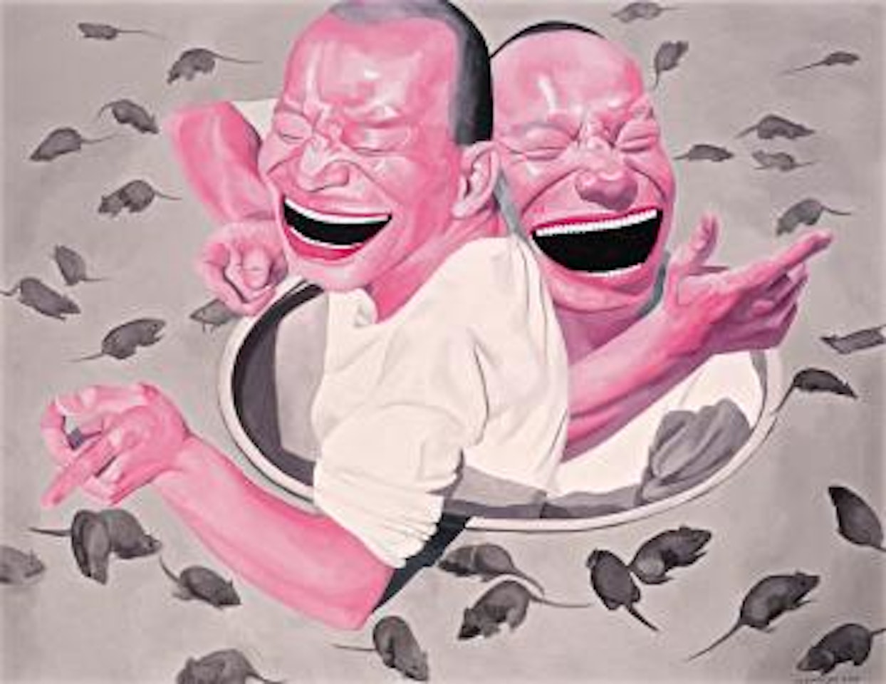 Everywhere by Yue Minjun