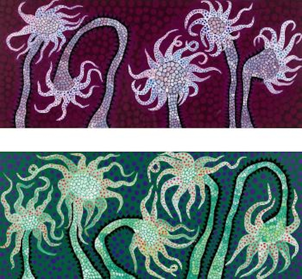 Night Flowers (Two Works) by Yayoi Kusama