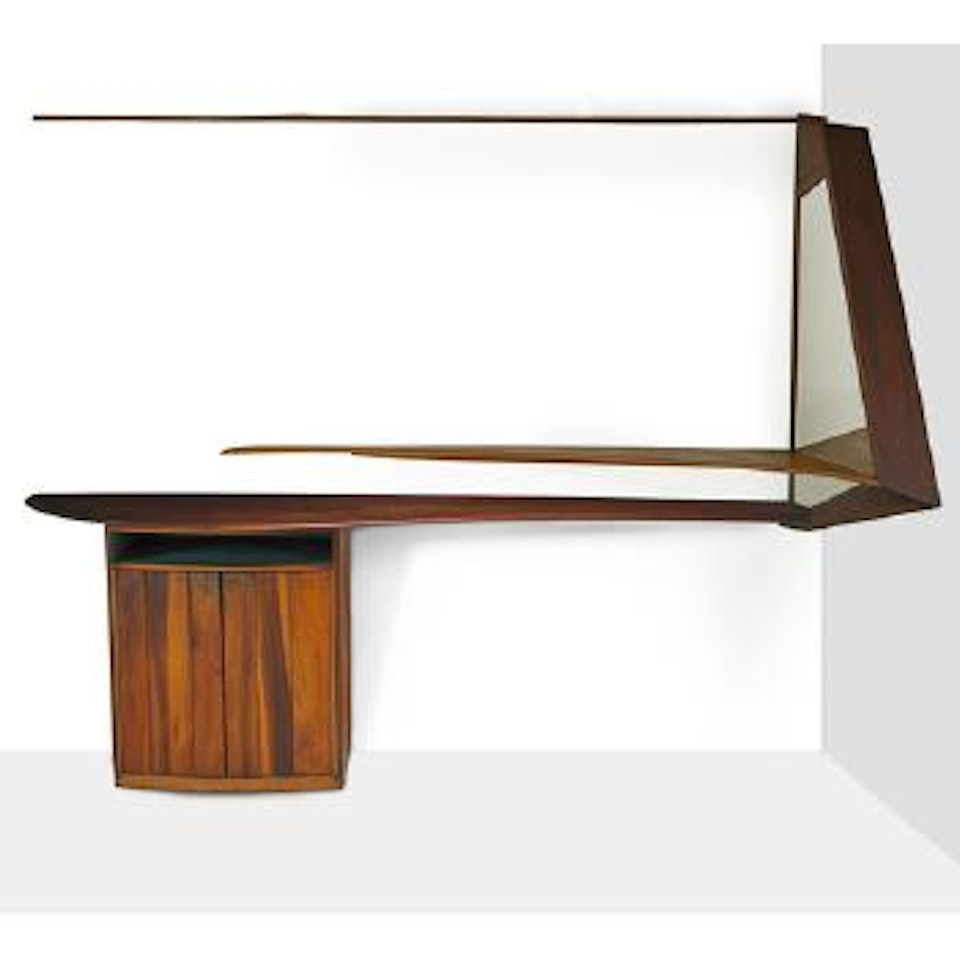 Bar Cabinet And Shelf by Wharton Esherick